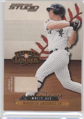 2001 Donruss Studio - Leather & Lumber #LL-50 - Magglio Ordonez