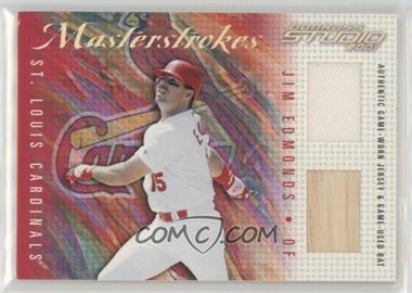 2001 Donruss Studio - Masterstrokes #MS-25 - Jim Edmonds /200