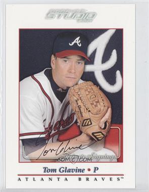 2001 Donruss Studio - Private Signings #_TOGL - Tom Glavine