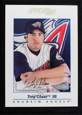 2001 Donruss Studio - Private Signings #_TRGL - Troy Glaus