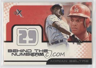 2001 EX - Behind the Numbers Jerseys #_ADBE - Adrian Beltre