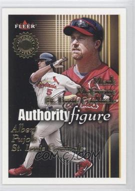 2001 Fleer Authority - Authority Figures #1 AF - Albert Pujols, Mark McGwire /1750