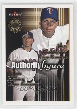 2001 Fleer Authority - Authority Figures #13 AF - Alex Rodriguez, Travis Hafner /1750