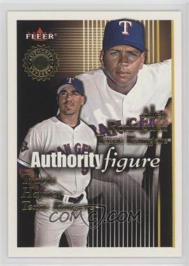 2001 Fleer Authority - Authority Figures #13 AF - Alex Rodriguez, Travis Hafner /1750