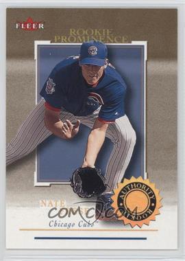 2001 Fleer Authority - [Base] - Prominence #139 - Authority Rookie - Nate Frese /75