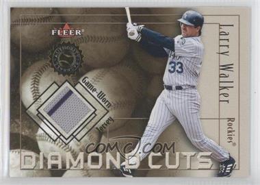 2001 Fleer Authority - Diamond Cuts #_LAWA.2 - Larry Walker (Jersey)