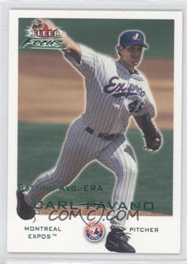 2001 Fleer Focus - [Base] - Batting Avg./ERA #149 - Carl Pavano /306