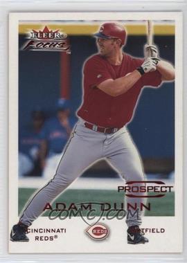 2001 Fleer Focus - [Base] #216 - Adam Dunn /1999