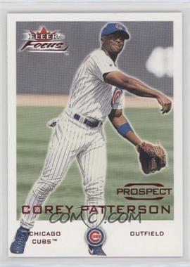 2001 Fleer Focus - [Base] #219 - Corey Patterson /1999