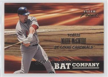 2001 Fleer Focus - Bat Company #2 BC - Mark McGwire