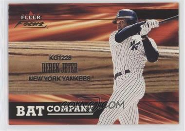 2001 Fleer Focus - Bat Company #6 BC - Derek Jeter