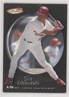 2001 Fleer Futures - [Base] - Black Gold #90 - Jim Edmonds /499 [EX to NM]