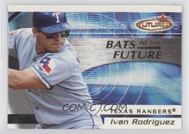 2001 Fleer Futures - Bats to the Future #25BF - Ivan Rodriguez