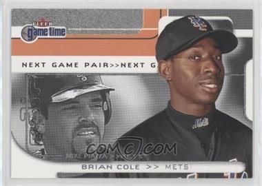 2001 Fleer Game Time - [Base] #101 - Brian Cole, Mike Piazza /2000