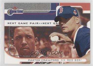 2001 Fleer Game Time - [Base] #108 - Paxton Crawford, Pedro Martinez /2000