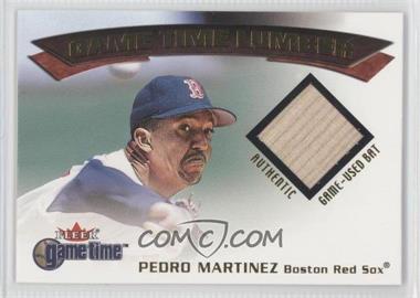 2001 Fleer Game Time - Gamers Lumber #_PEMA - Pedro Martinez