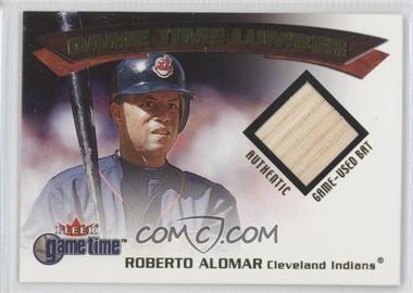 2001 Fleer Game Time - Gamers Lumber #_ROAL - Roberto Alomar