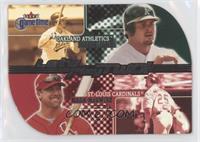 Jason Giambi, Mark McGwire [Good to VG‑EX]