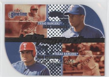 2001 Fleer Game Time - Let's Play Two! #15 LT - Alex Rodriguez, Ivan Rodriguez