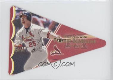 2001 Fleer Genuine - Pennant Aggression #4 PA - Mark McGwire