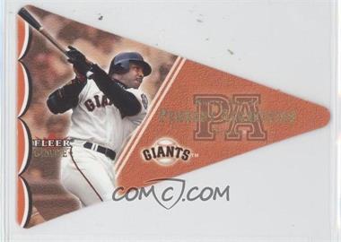 2001 Fleer Genuine - Pennant Aggression #8 PA - Barry Bonds