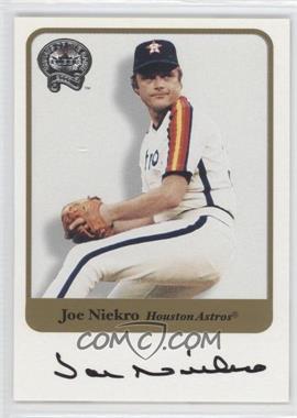 2001 Fleer Greats of the Game - Autographs #_JONI - Joe Niekro