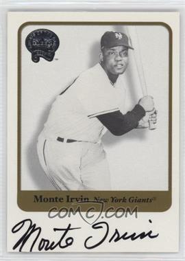 2001 Fleer Greats of the Game - Autographs #_MOIR - Monte Irvin