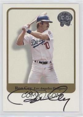 2001 Fleer Greats of the Game - Autographs #_ROCE - Ron Cey