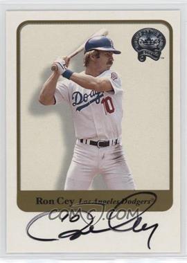 2001 Fleer Greats of the Game - Autographs #_ROCE - Ron Cey
