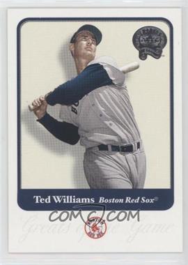 2001 Fleer Greats of the Game - [Base] #124 - Ted Williams