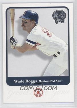 2001 Fleer Greats of the Game - [Base] #130 - Wade Boggs