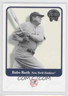 2001 Fleer Greats of the Game - [Base] #3 - Babe Ruth