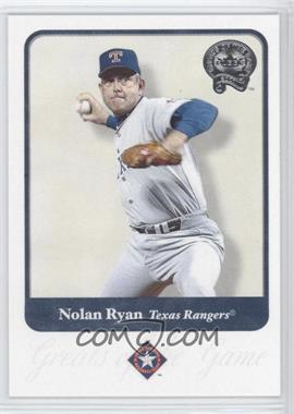 2001 Fleer Greats of the Game - [Base] #75 - Nolan Ryan