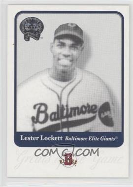 2001 Fleer Greats of the Game - [Base] #77 - Lester Lockett