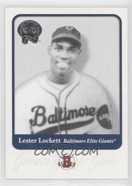 2001 Fleer Greats of the Game - [Base] #77 - Lester Lockett