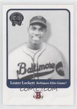 2001 Fleer Greats of the Game - [Base] #77 - Lester Lockett