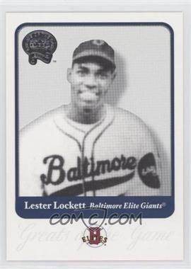 2001 Fleer Greats of the Game - [Base] #77 - Lester Lockett