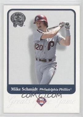 2001 Fleer Greats of the Game - [Base] #85 - Mike Schmidt