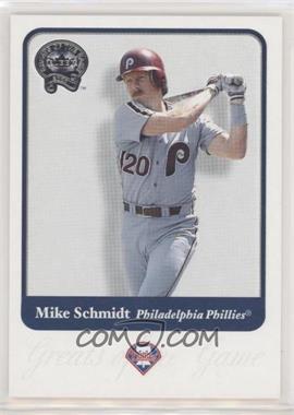 2001 Fleer Greats of the Game - [Base] #85 - Mike Schmidt