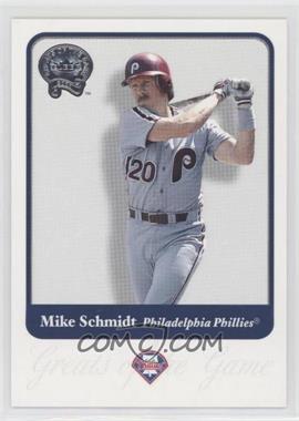 2001 Fleer Greats of the Game - [Base] #85 - Mike Schmidt