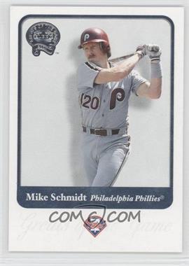 2001 Fleer Greats of the Game - [Base] #85 - Mike Schmidt