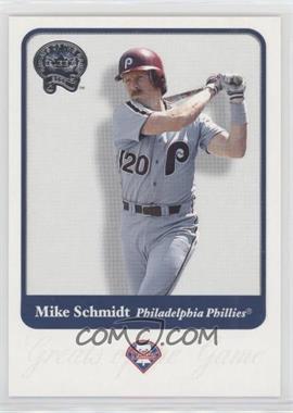 2001 Fleer Greats of the Game - [Base] #85 - Mike Schmidt