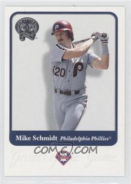 2001 Fleer Greats of the Game - [Base] #85 - Mike Schmidt