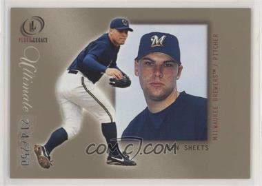 2001 Fleer Legacy - [Base] - Ultimate #53 - Ben Sheets /250