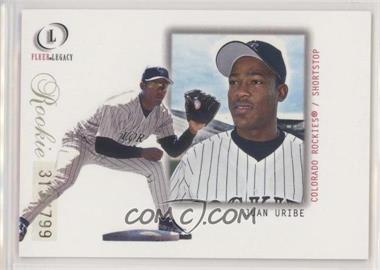 2001 Fleer Legacy - [Base] #105 - Juan Uribe /799