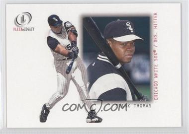 2001 Fleer Legacy - [Base] #59 - Frank Thomas