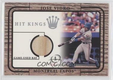 2001 Fleer Legacy - Hit Kings Game-Used Bats #_JOVI - Jose Vidro