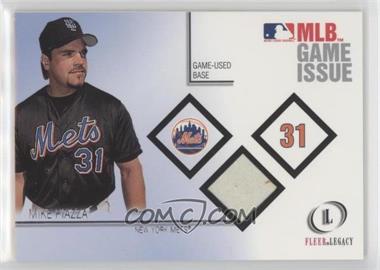 2001 Fleer Legacy - MLB Game Issue Game-Used - Base #_MIPI - Mike Piazza
