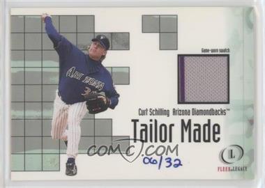 2001 Fleer Legacy - Tailor Made Game-Worn Jersey #_CUSC.2 - Curt Schilling /32