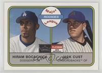 Major League Rookies - Hiram Bocachica, Jack Cust #/21